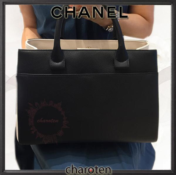 2017新作 CHANEL シャネルスーパーコピー 素敵バイカラー エグゼクティブトート 7041713